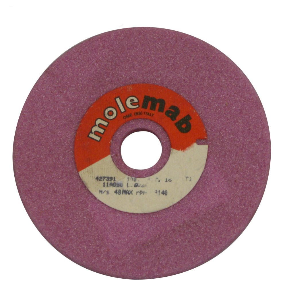 Molemab Aluminum Oxide Grinding Wheel (4" X 3/16")