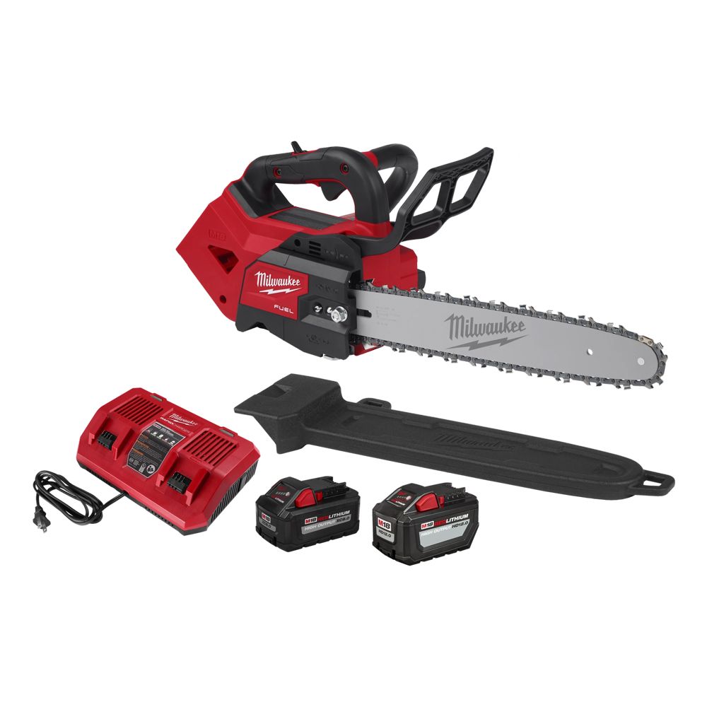 Milwaukee M18 FUEL 14" Top Handle Chainsaw - 2 Battery Kit
