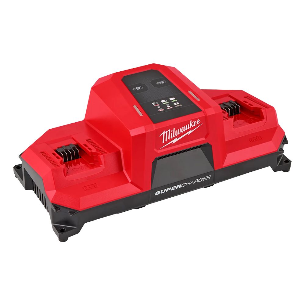 Milwaukee M18 Dual Bay Simultaneous Super Charger w/ 4 Point Mounting