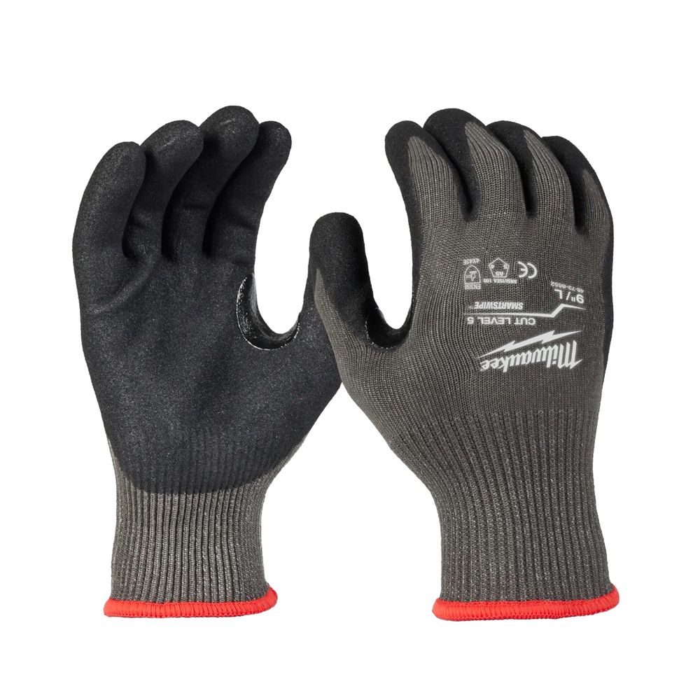 Milwaukee Cut Level 5 Nitrile Dipped Gloves Large 48-73-8652