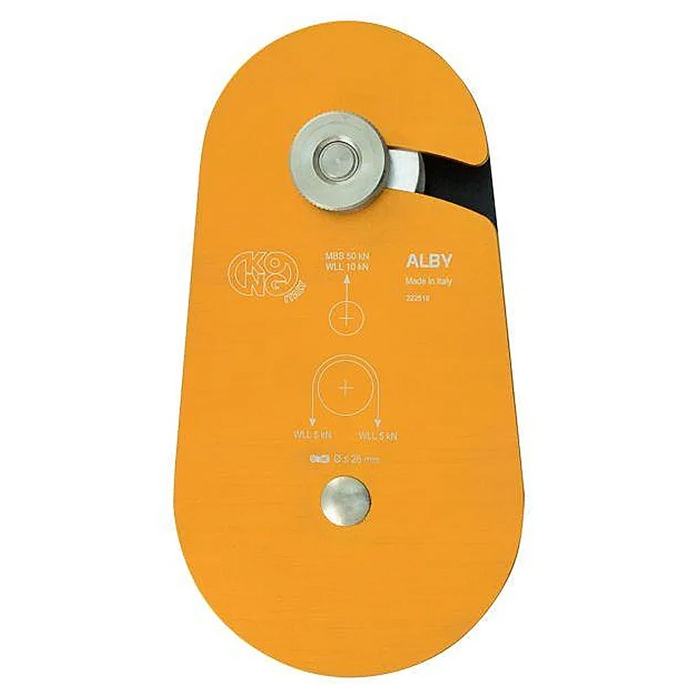 Kong Alby Aluminum Arborist Rigging Block (1" Rope) KNG-839