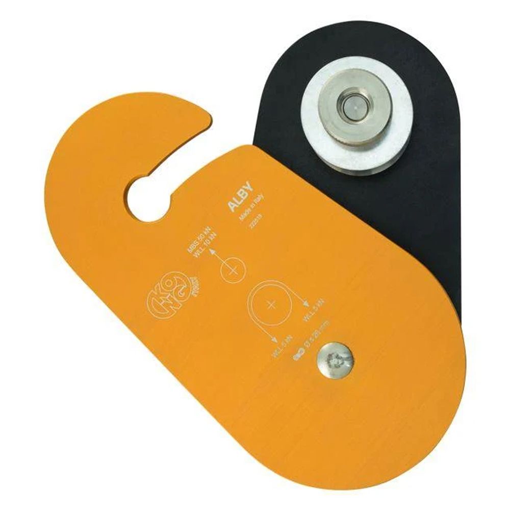 Kong Alby Aluminum Arborist Rigging Block (1" Rope) KNG-839