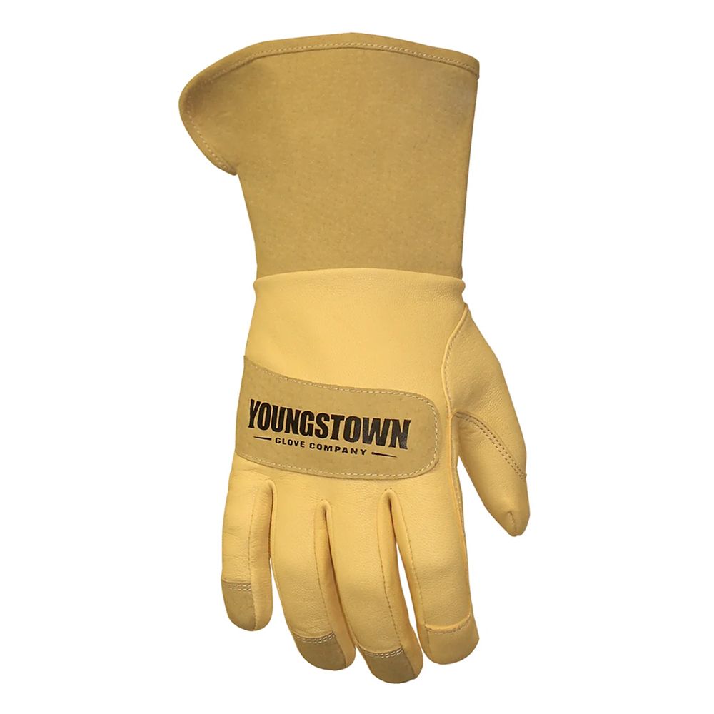 Youngstown Leather Utility Wide Cuff Gloves