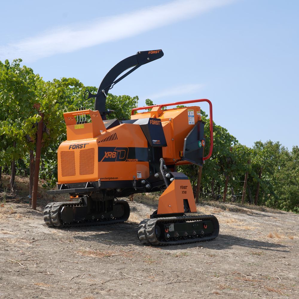 Forst XR8D Embankment Tracked Wood Chipper - 8