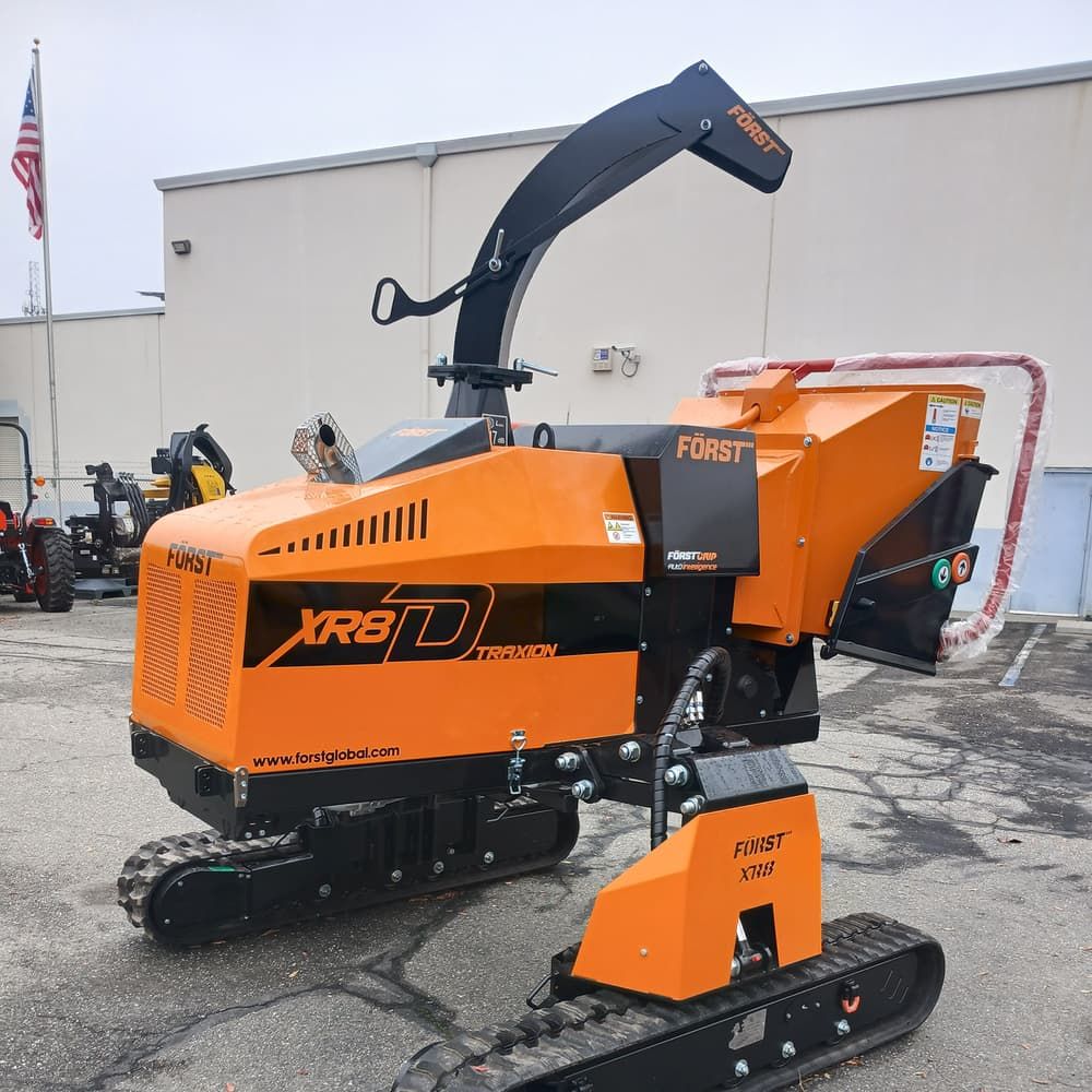 Forst XR8D Embankment Tracked Wood Chipper - 8