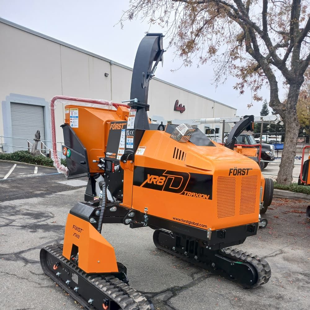 Forst XR8D Embankment Tracked Wood Chipper - 8
