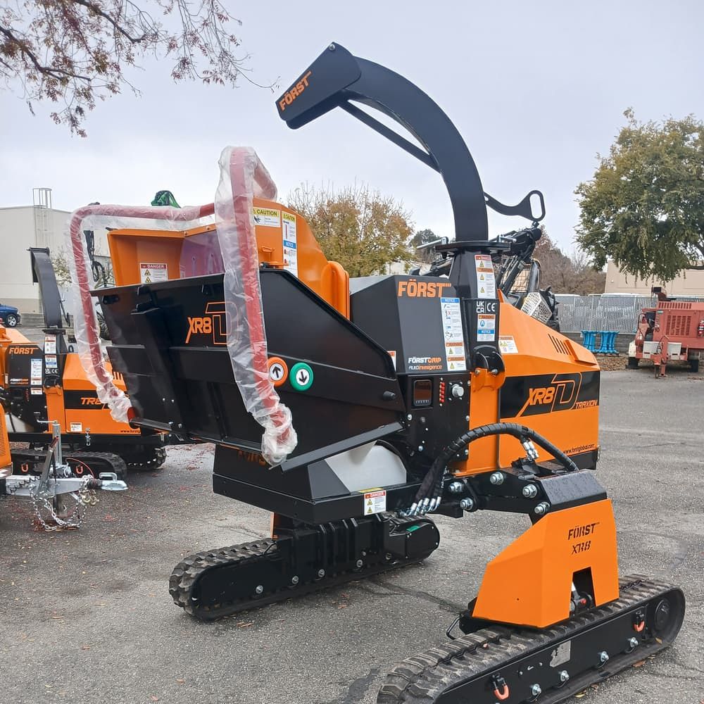 Forst XR8D Embankment Tracked Wood Chipper - 8