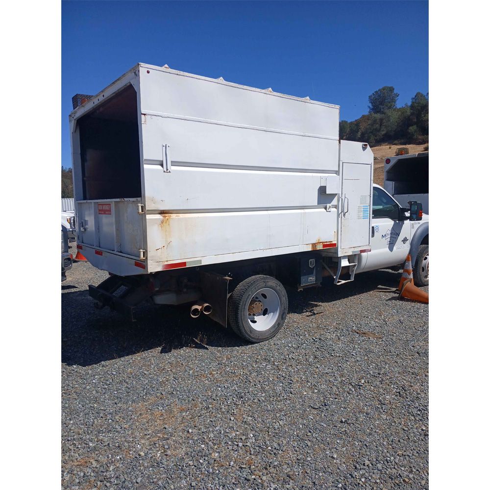 Ford F-550 2014 Single Cab Chip Truck, 6.7L Power Stroke Diesel Engine,