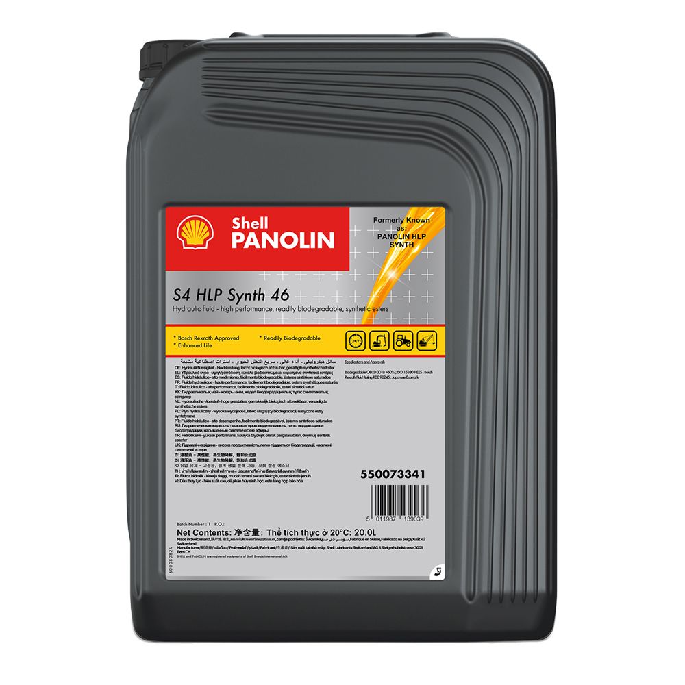 Panolin HLP Synth Hydraulic Fluid (20 Liter) 5 Gallon Bucket Synth 46