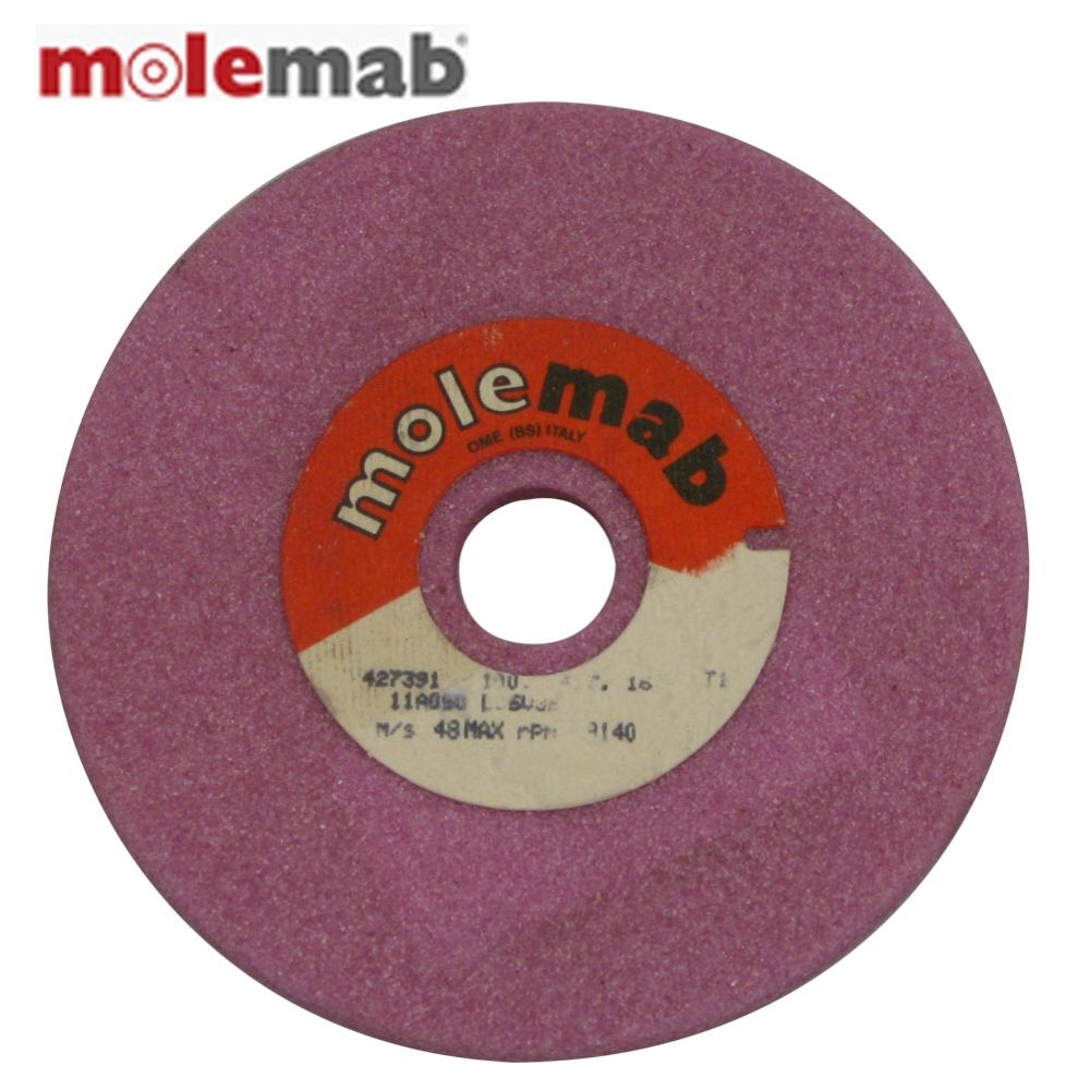 Molemab Aluminum Oxide Grinding Wheel (4" X 3/16")