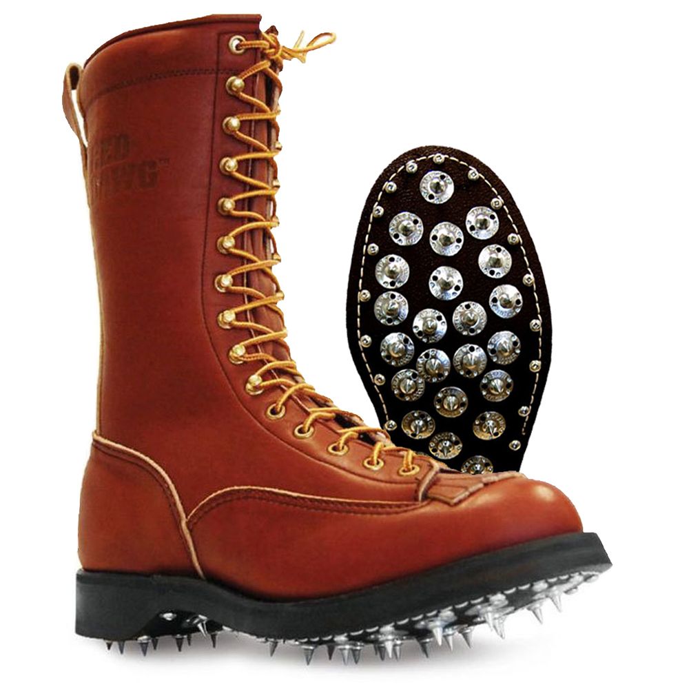 stud trim boots