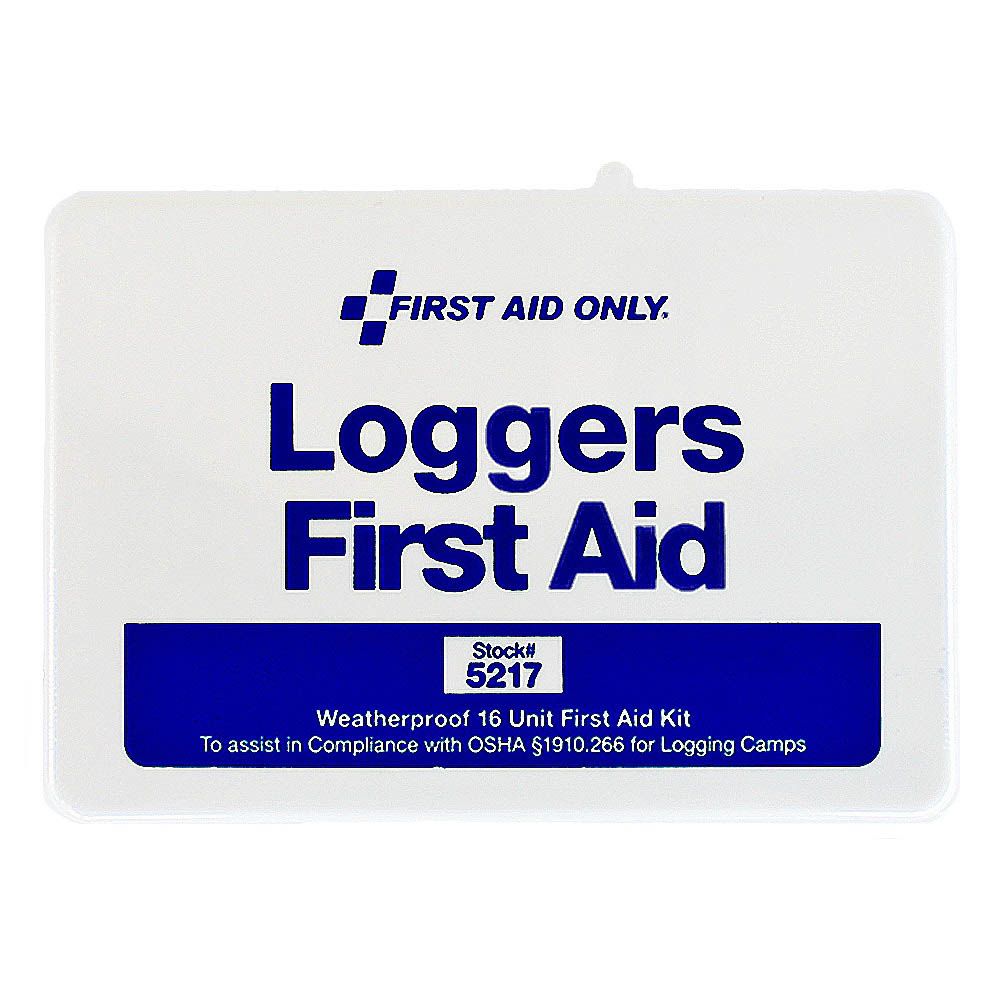 Loggers First Aid Kit (25 Person) Plastic Weatherproof Case