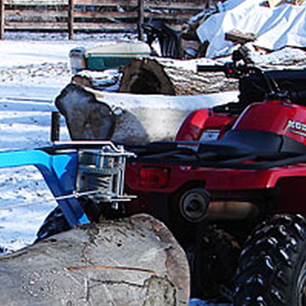LogRite Buck Arch Drop Tongue And Winch