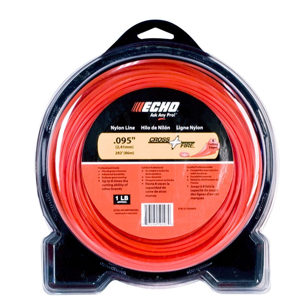 Echo (.095") Cross Fire Trimmer 1/2lb Spool