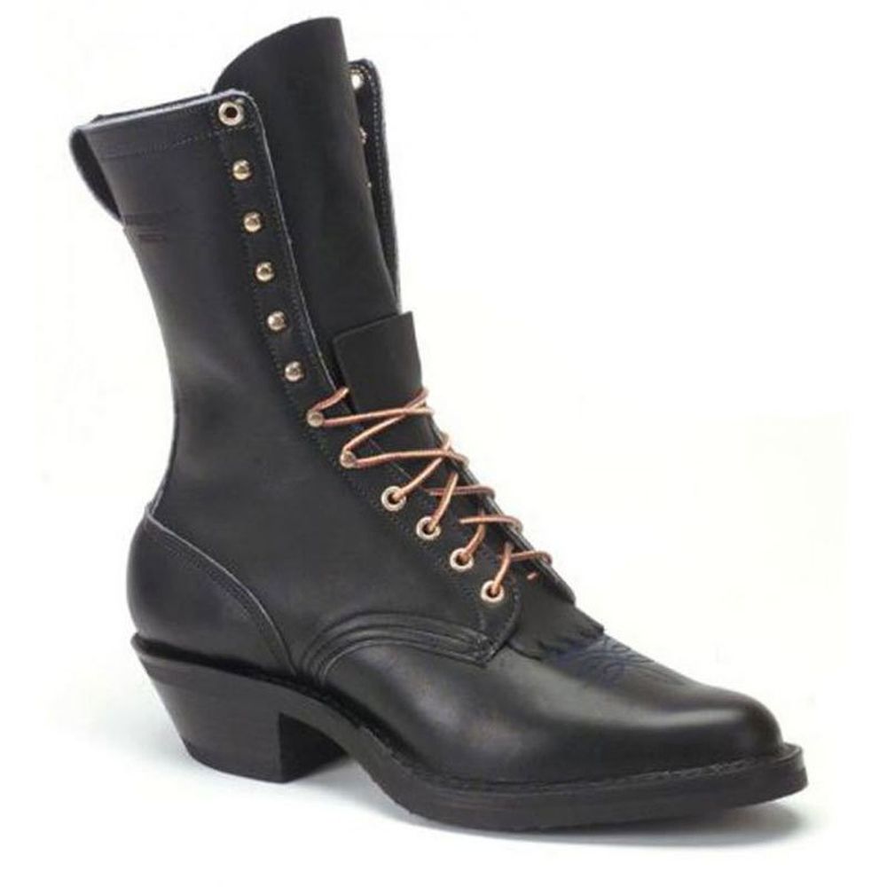 White’s 10" Dress Lace Up Riding Packer Boots (Brown)