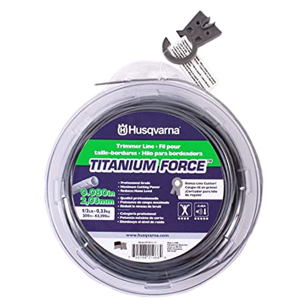 Husqvarna Titanium Force Trimmer Line (.080") 1lb Spool 639005112
