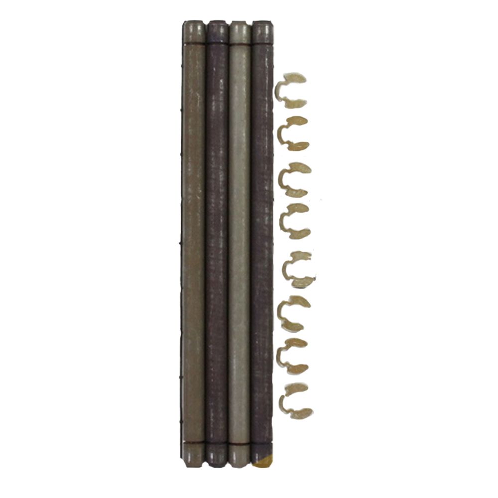 Husqvarna OEM Shaft Set of 4 with Circlips for Lawn Mowers 539005002