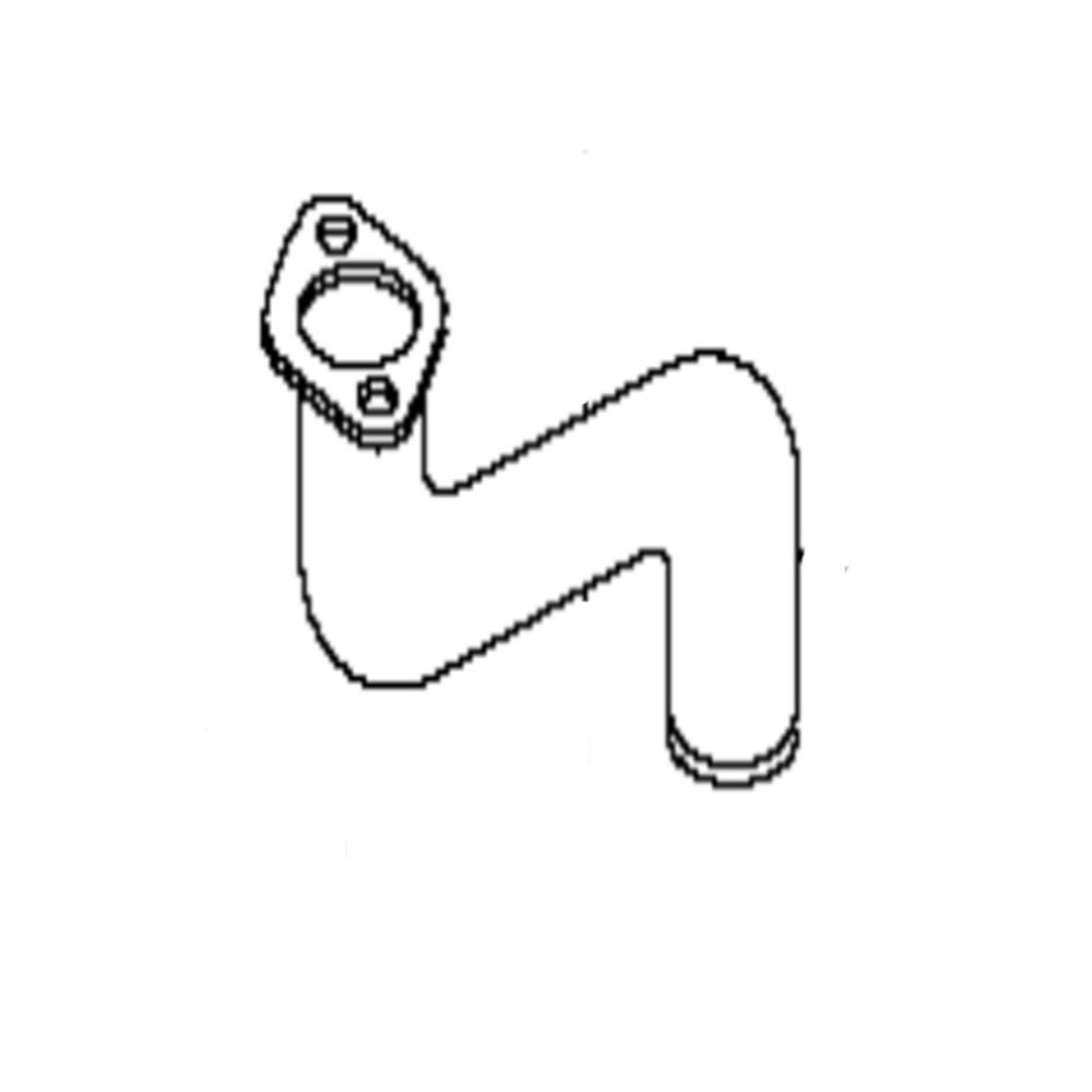 Husqvarna OEM Tractor/Riding Mower Right Exhaust Tube 583955701
