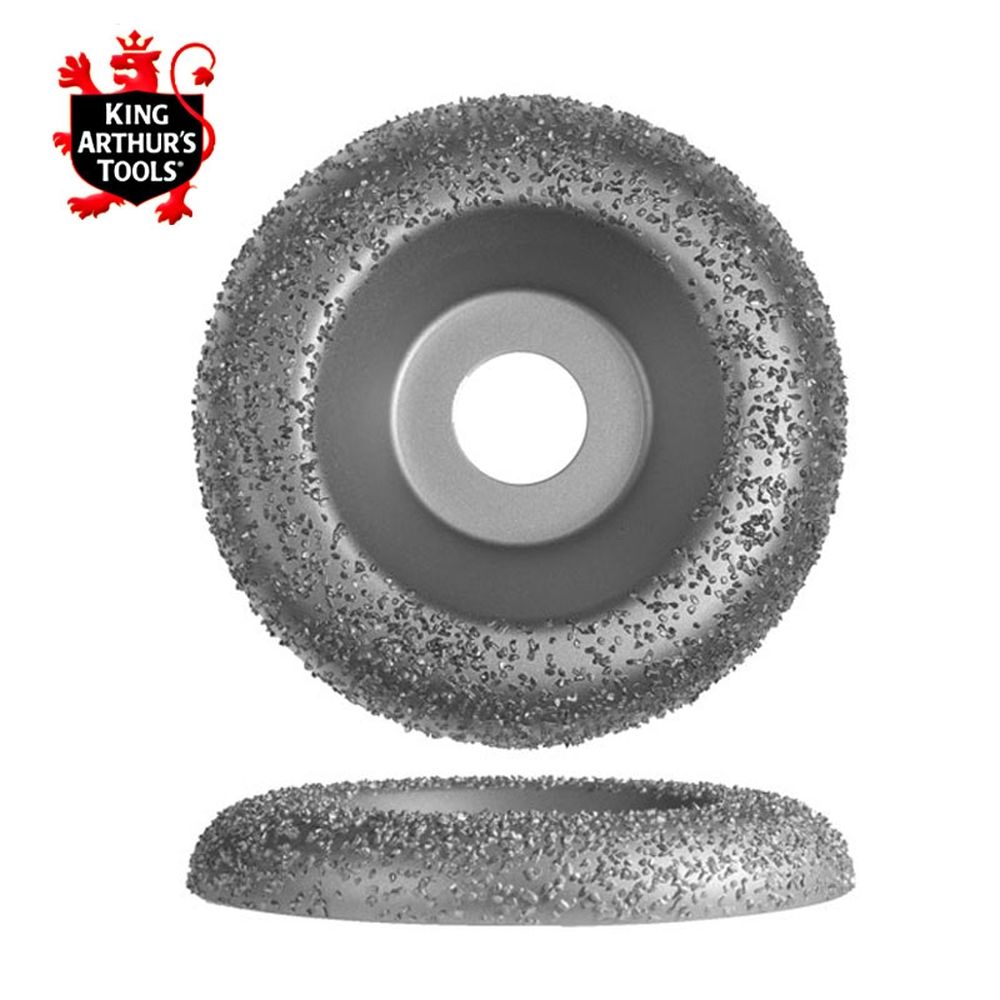 King Arthur's Galahad CG 4-1/2" Round Carbide Carving Disc (7/8" Bore) Medium 11024