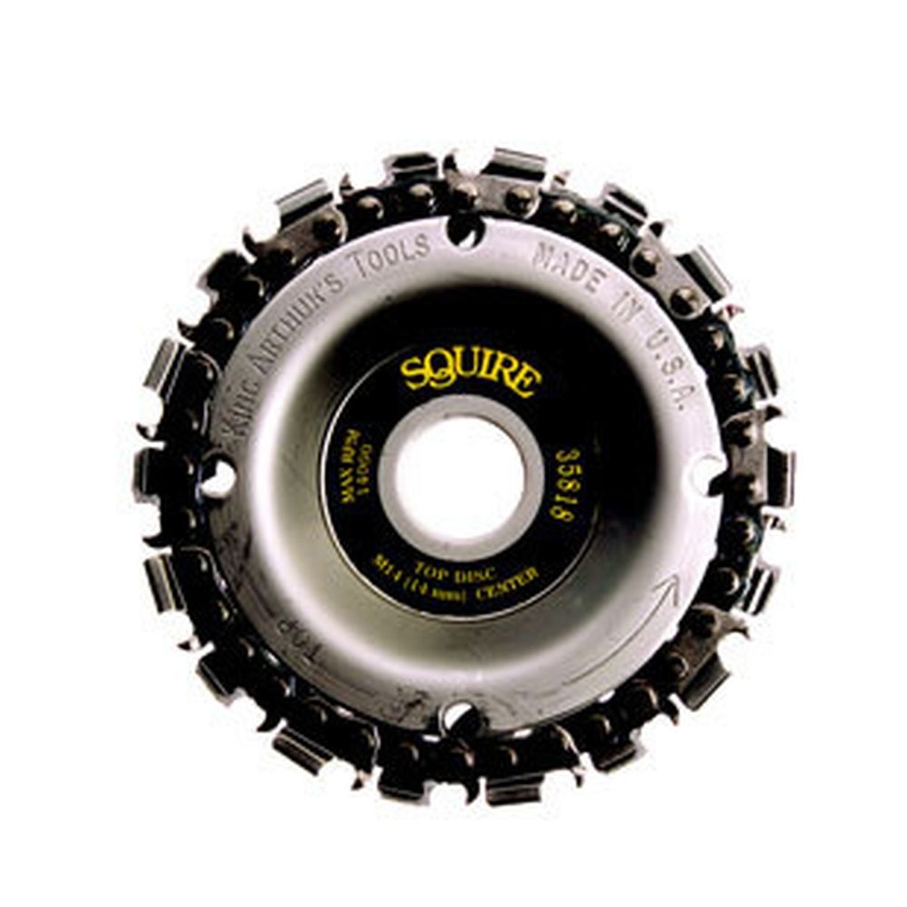 King Arthur's Squire 3-1/2" Wood Carving Discs (5/8" Bore) 18 Tooth Fine 35818