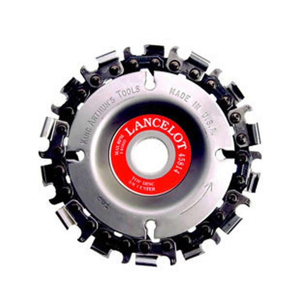 King Arthur's Lancelot 4" Wood Carving Discs (5/8" Bore) 14 Tooth Coarse 45814