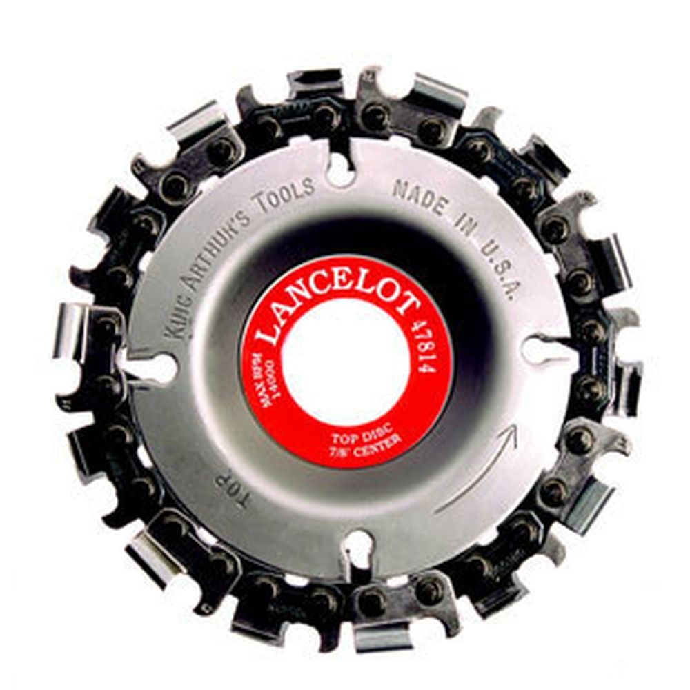 King Arthur's Lancelot 4" Wood Carving Discs (7/8" Bore) 14 Tooth Coarse 47812