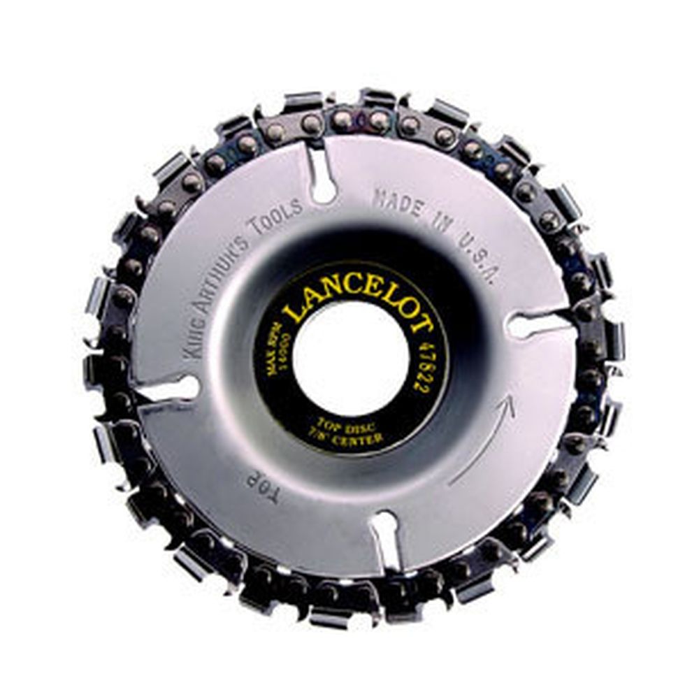 King Arthur's Lancelot 4" Wood Carving Discs (7/8" Bore) 22 Tooth Fine 47822