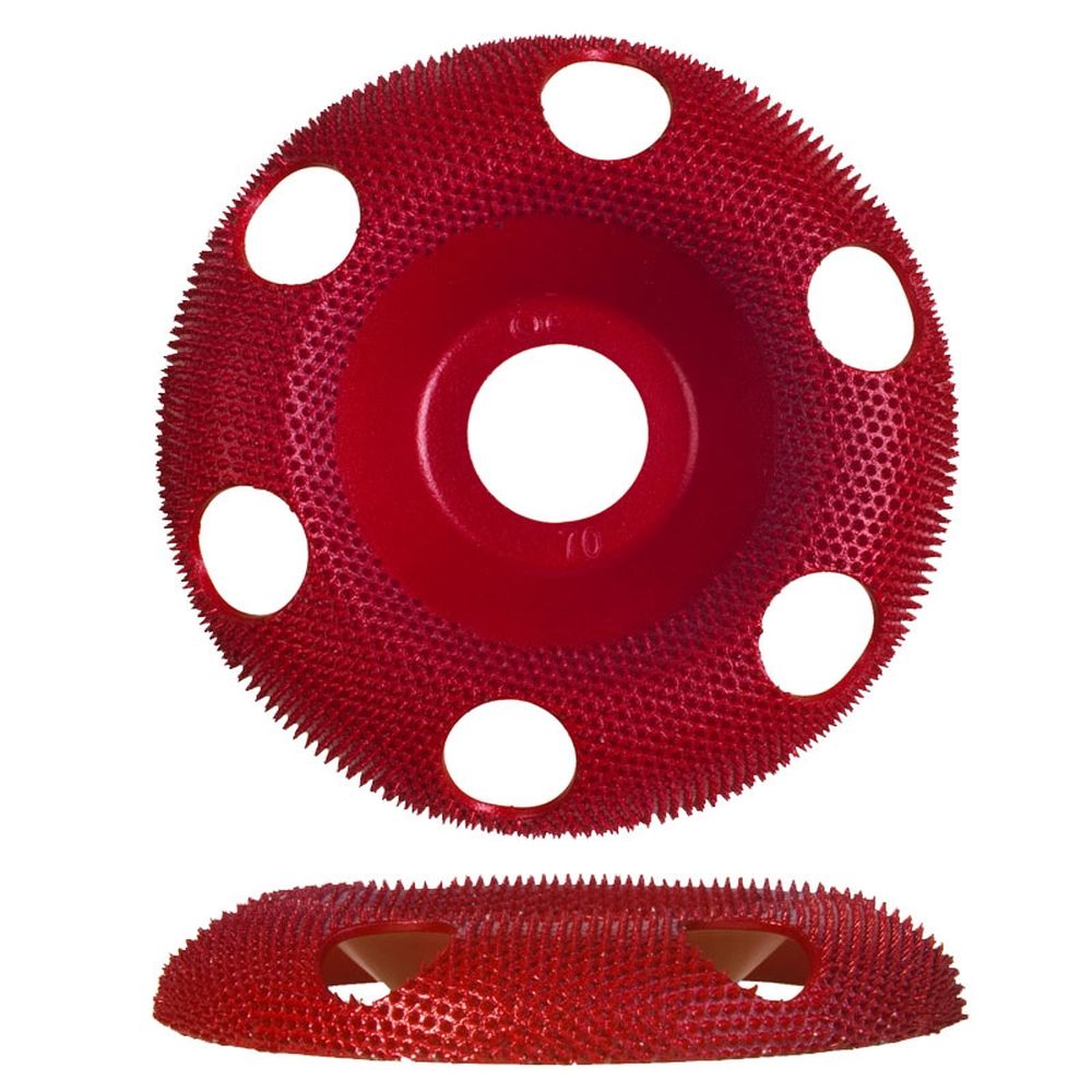 King Arthur's Holey Galahad 4" Round Carbide Carving Disc (7/8" Bore) Medium 47852