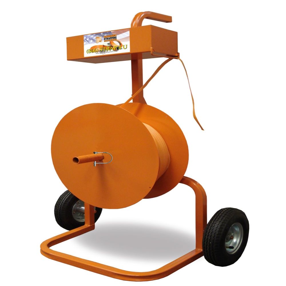 Kubinec Wheeled Dispenser Cart for 1/2" - 3/4" Strapping Coils