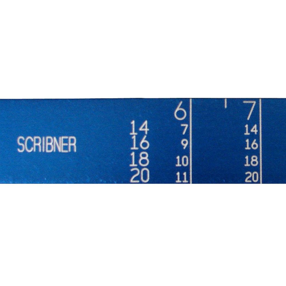 Logrite Aluminum Scribner Log Scale