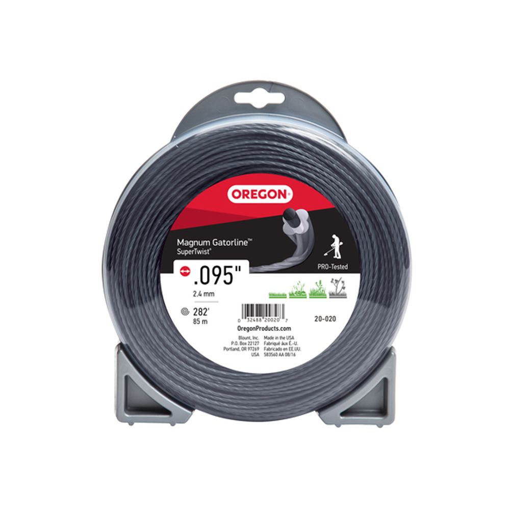Oregon SuperTwist Magnum Gatorline (.095") 1lb Spool 20-020