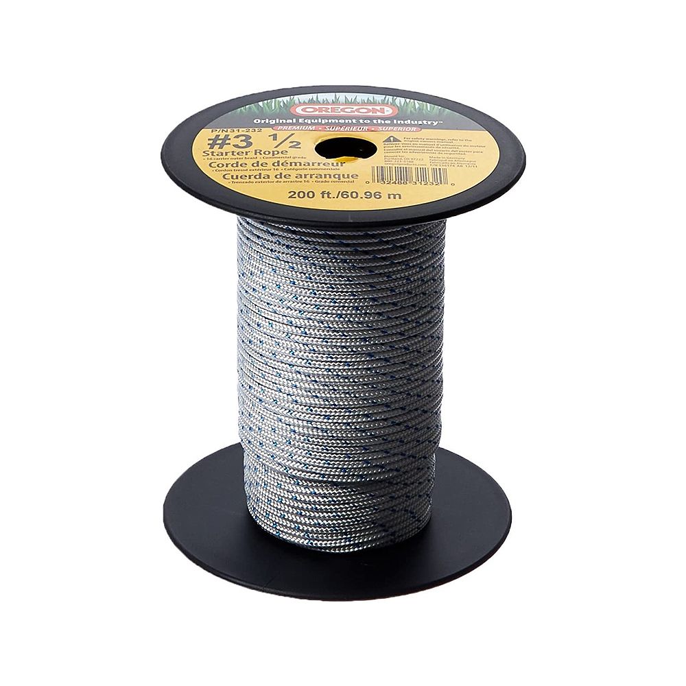 Oregon Premium Nylon Braid Starter Rope # 3 (1/2 x 200' Reel) 31-232