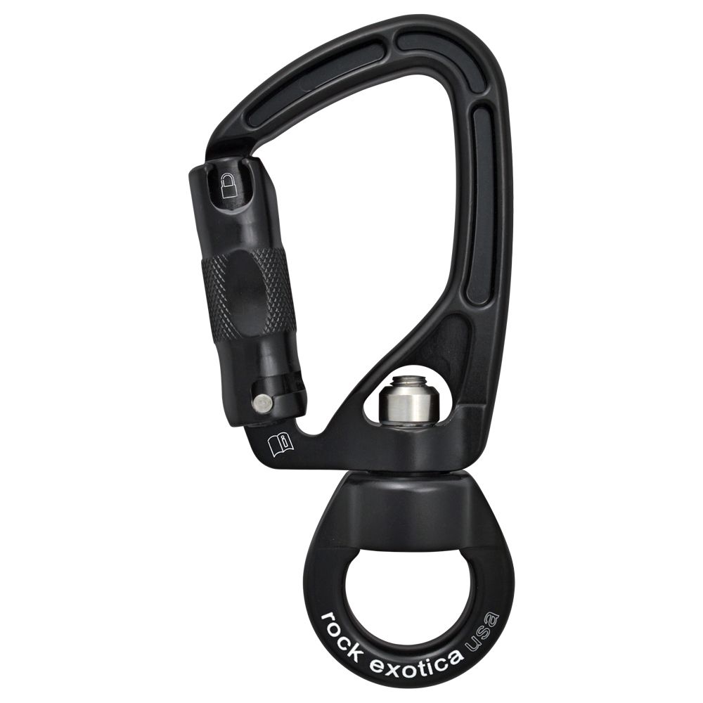 Rock Exotica SwivaEye Auto-Lock Aluminum Carabiner C82 A