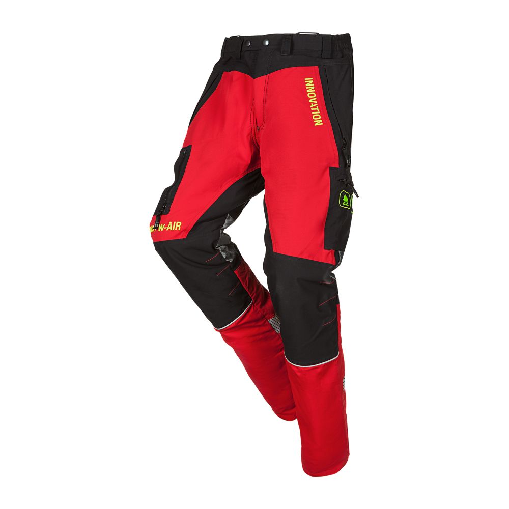 SIP Canopy W-Air Chainsaw Protection Pants (Short Large) Red/Black