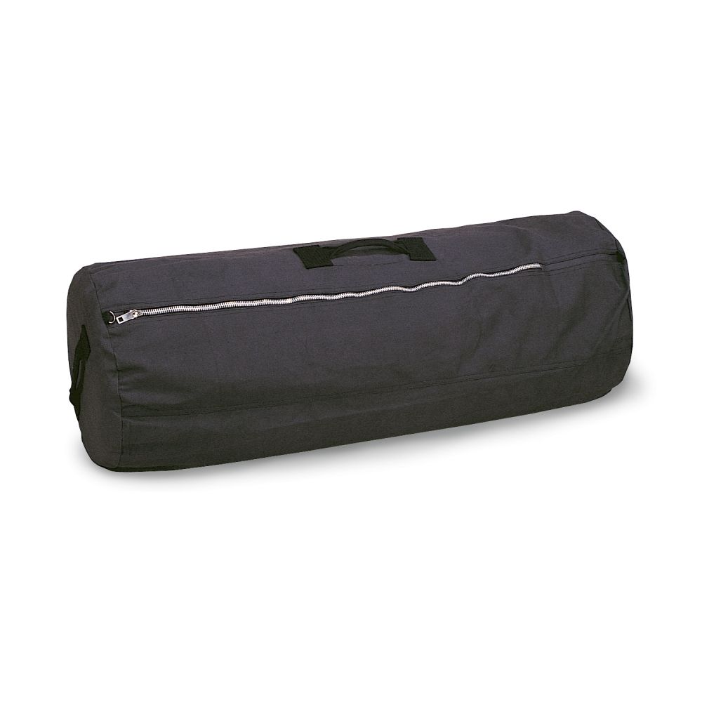 Duffel Bag With Zipper-Black-25 In X 42 In