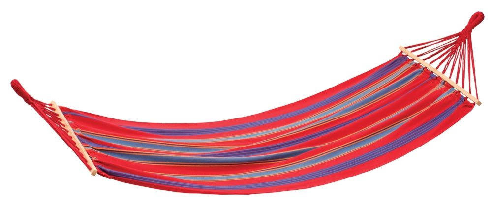Bahamas Cotton Hammock-Single-Red-78 In X 37 In