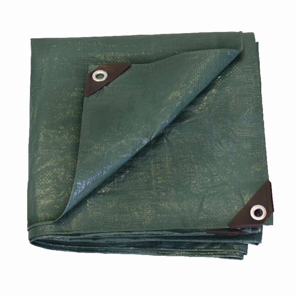 Rip Stop Tarp-12 Ft X 14 Ft-Green-Pdq Pack