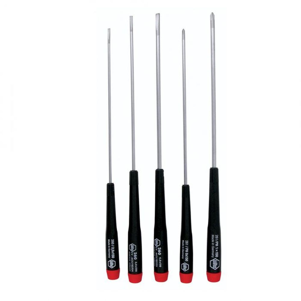 Wiha Precision Slotted & Phillips 5 Pc. Set