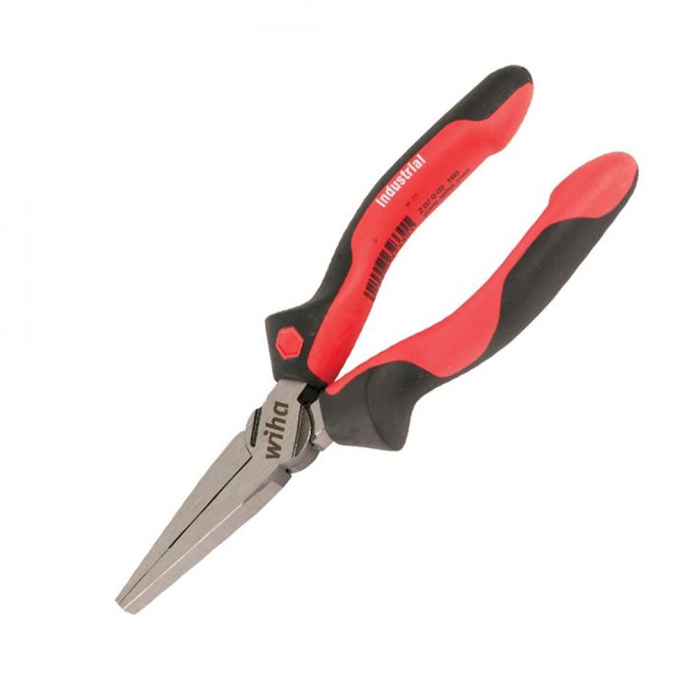 Wiha Industrial SoftGrip Flat Nose Pliers