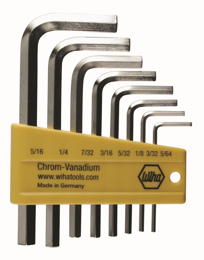 Wiha Hex L-Key Short Arm Inch 8 Pc. Set