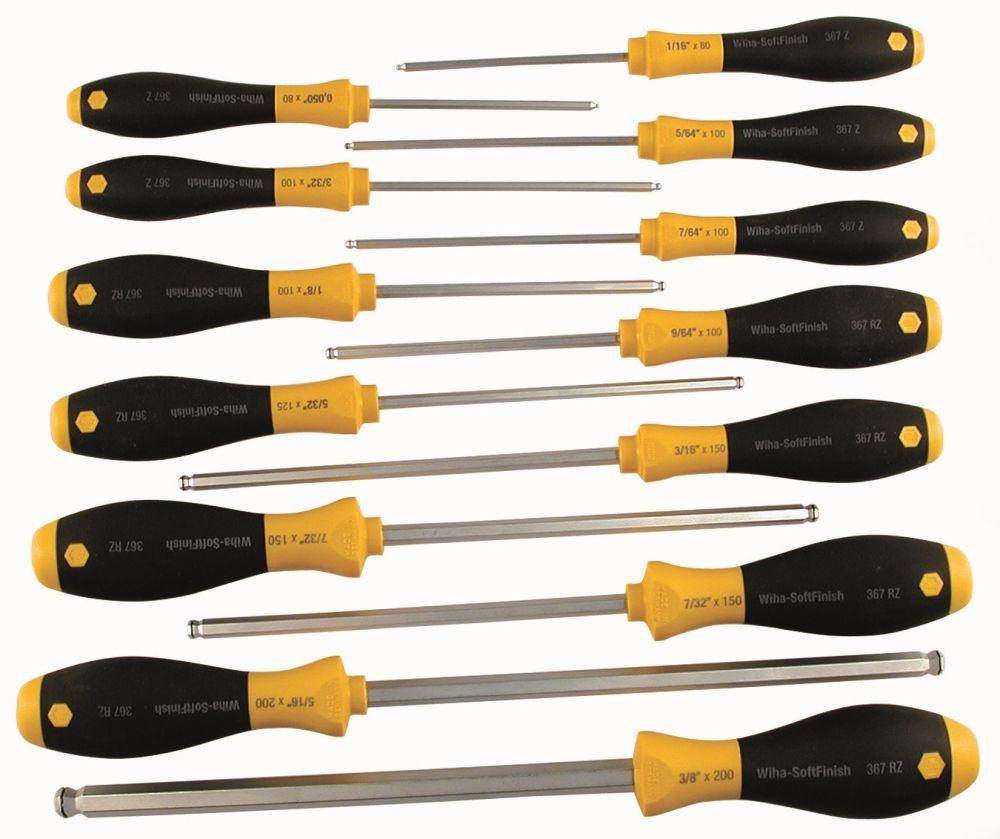 Wiha MagicRing® Ball End Driver 13 Pc. Set