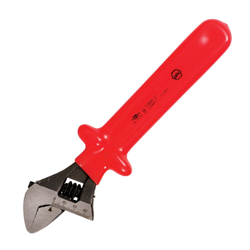 Wiha Insulated Adjustable Wrench 8"