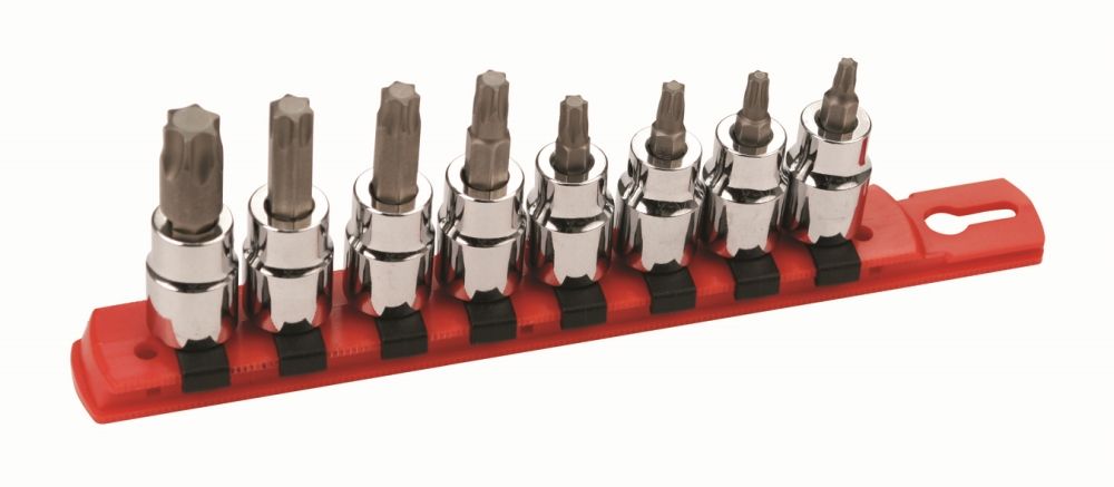 Wiha Torx® Bit Socket 3/8 Sq Drive T20-T55