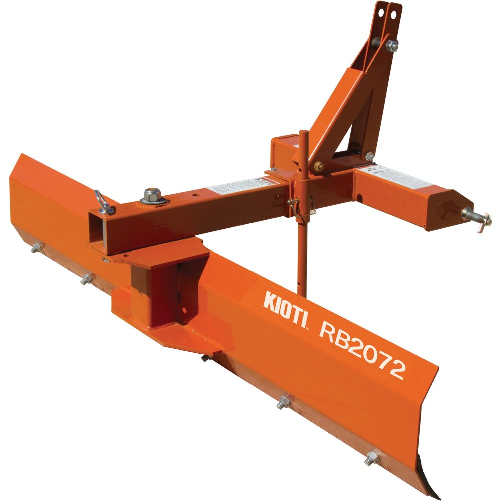 Kioti RB2572 Standard Duty 72" Rear Blade 20-45HP (RB2572-101 53001)